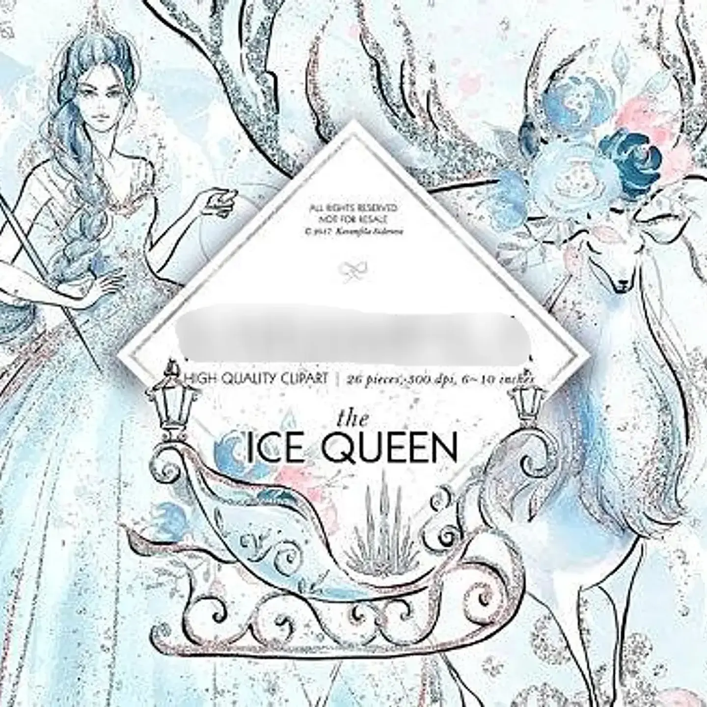 Kit Digital Rainha do Gelo 1