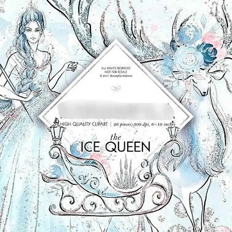 Kit Digital Rainha do Gelo 1