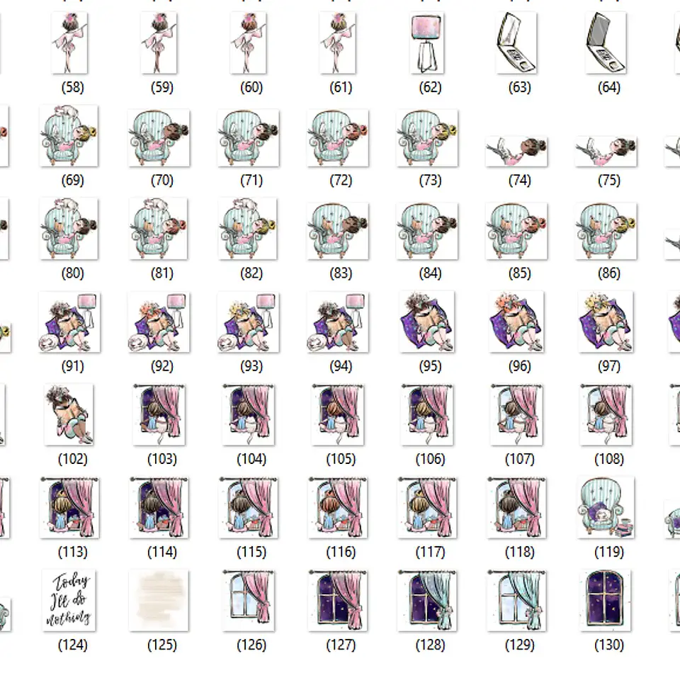 Kit Digital Quarto Menina 2