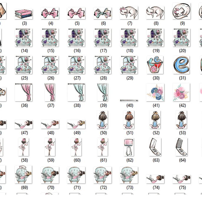 Kit Digital Quarto Menina 3