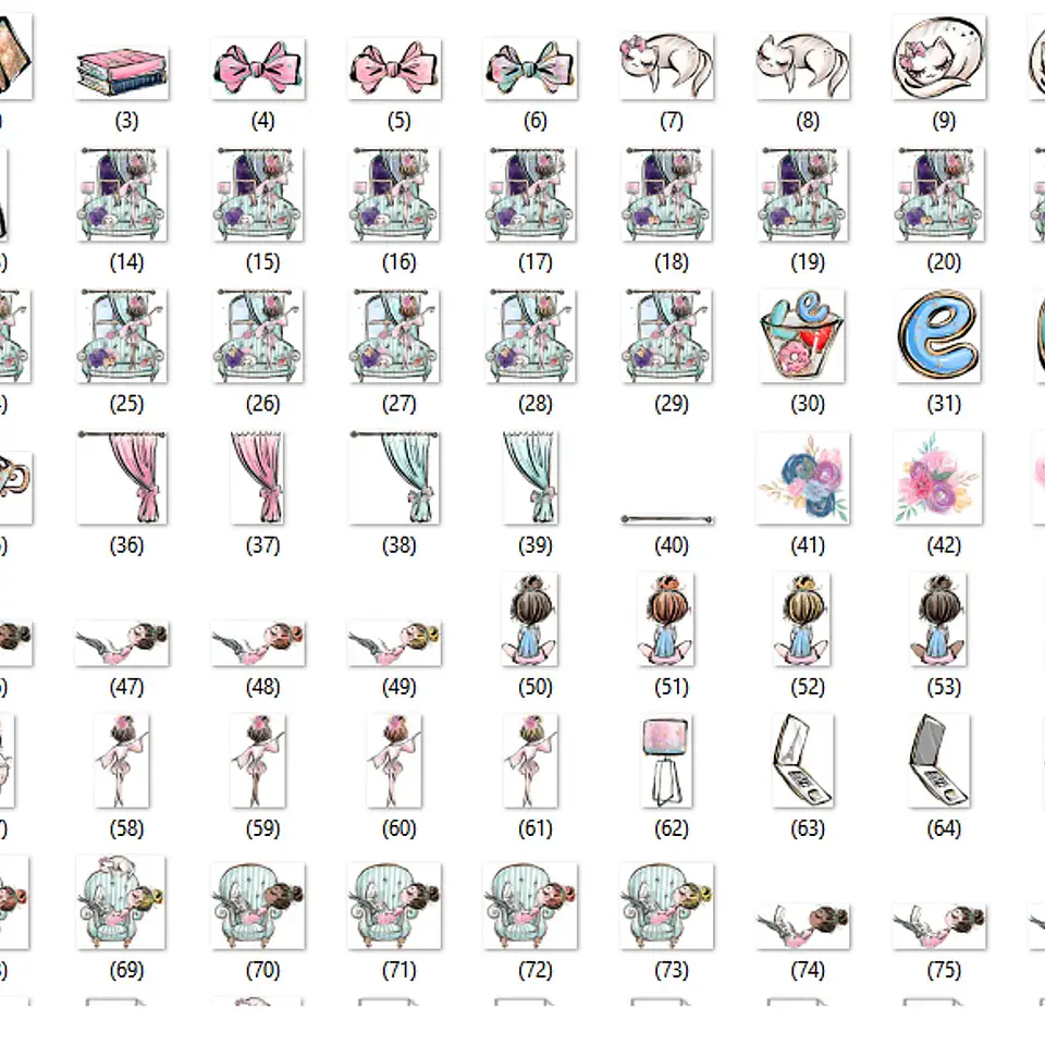 Kit Digital Quarto Menina 3