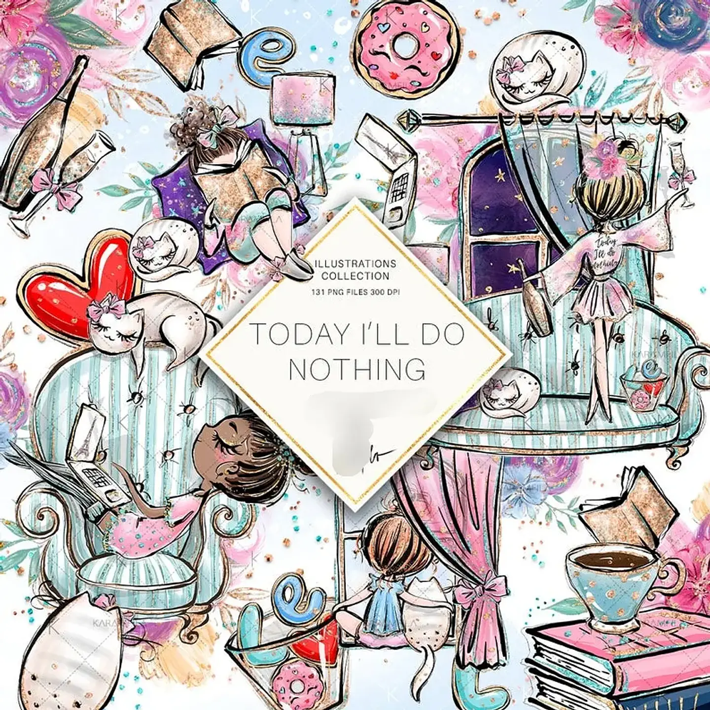 Kit Digital Quarto Menina 1