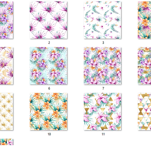 Kit Digital Papel Tropical Verão