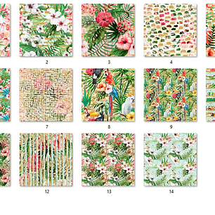 Kit Digital Papel Tropicana Verão