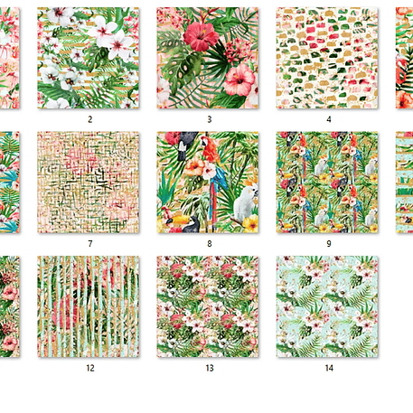 Kit Digital Papel Tropicana Verão 2