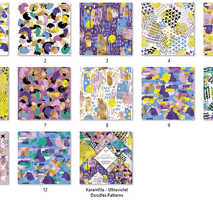 Kit Digital Papeis Ultra Violeta