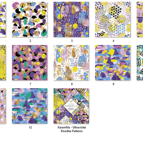 Kit Digital Papeis Ultra Violeta 2