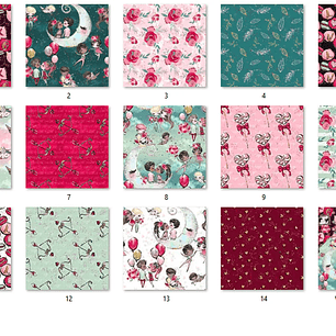 Kit Digital Papeis Dia dos Namorados Flores