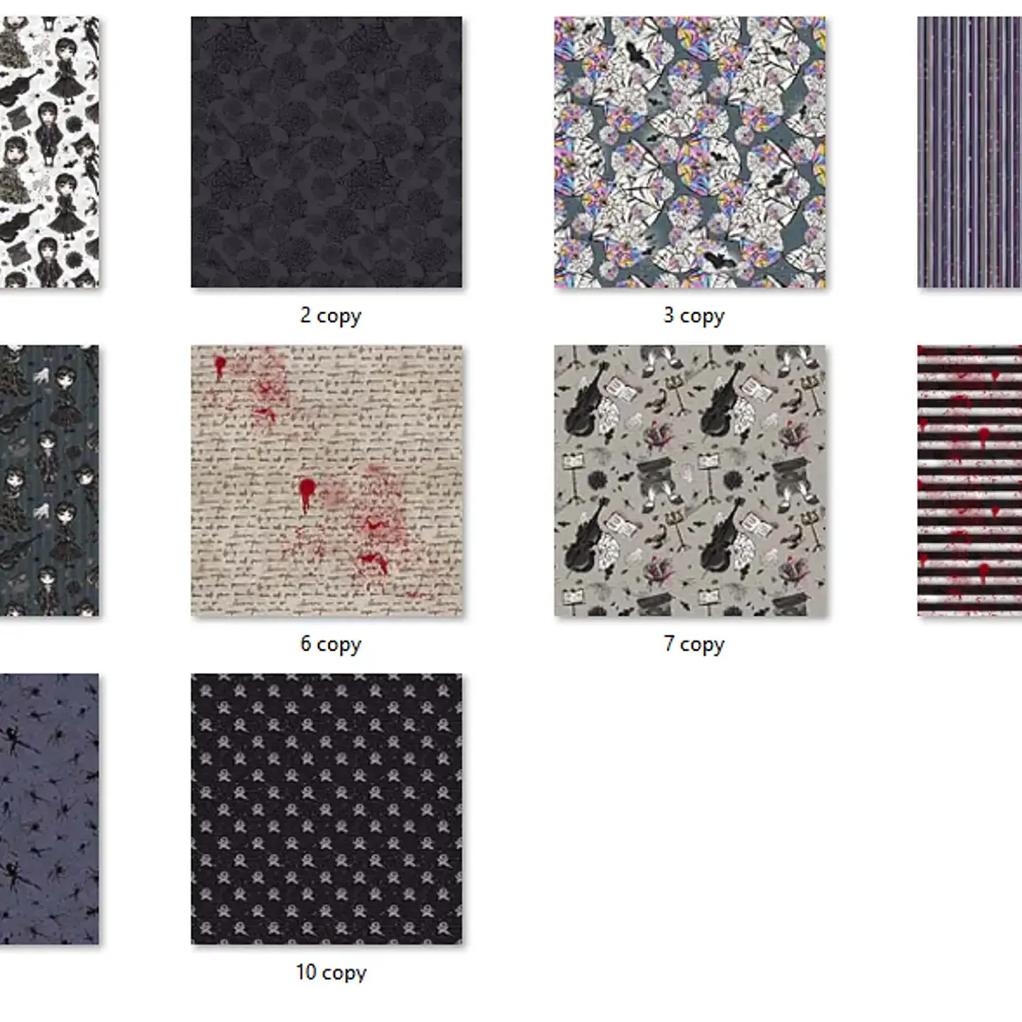 Kit Digital Wandinha Papéis 2