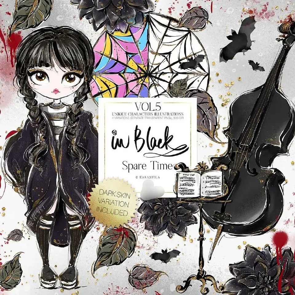 KIt Digital Wandinha 1