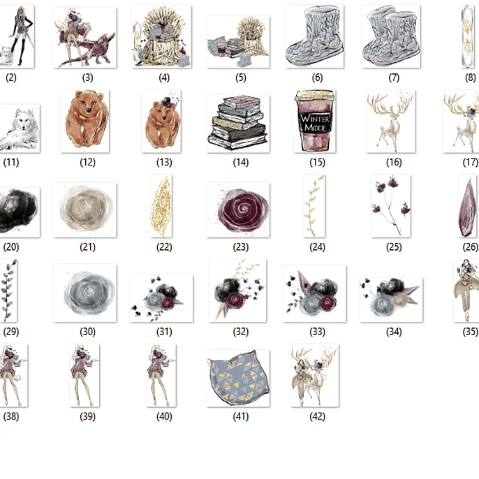 Kit Digital Moda de Inverno 2