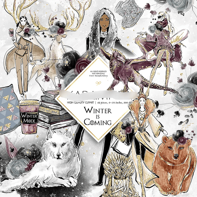 Kit Digital Moda de Inverno 1