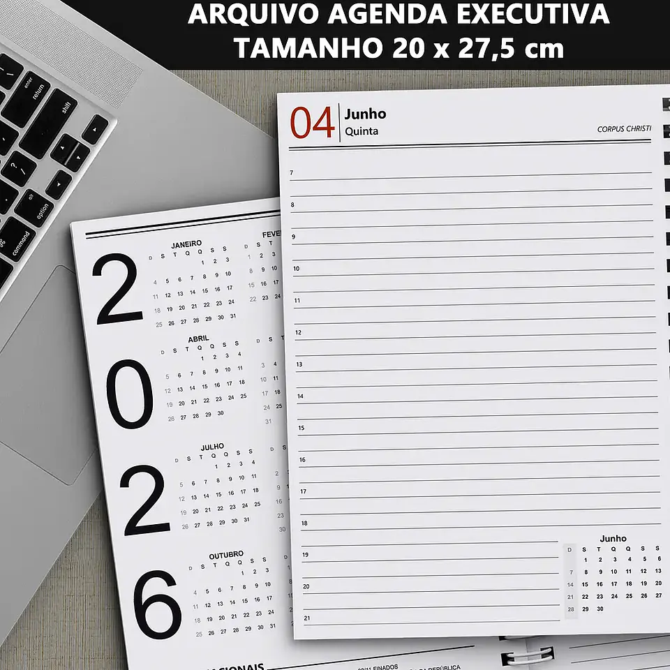Arquivo Miolo Agenda Executiva 20x27,5 2026 - Bicho Papel 1