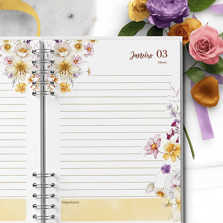 Arquivo Agenda 2026 Floral Encanto - BICHO PAPEL 3