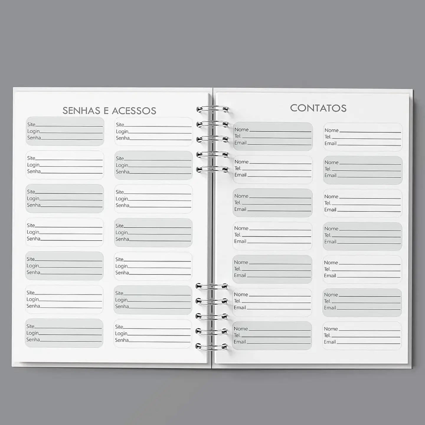 Arquivo Agenda Semanal 30min Cinza - Bicho Papel 4