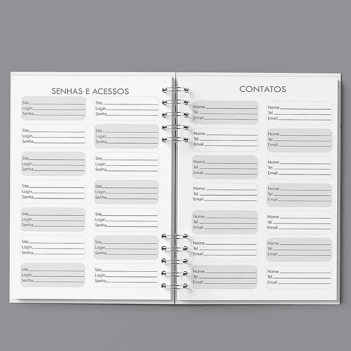 Arquivo Agenda Semanal 30min Cinza - Bicho Papel 4