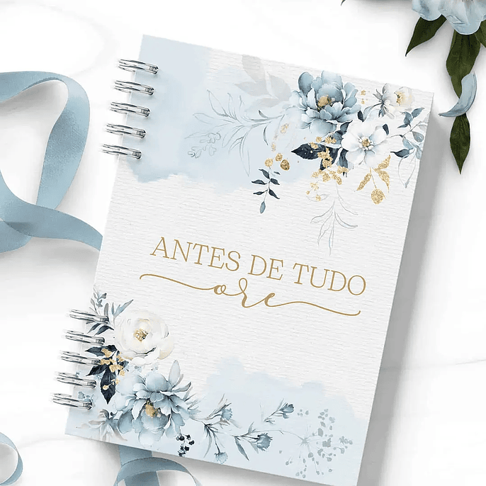 Arquivo Agendas 2026 e Perm Versículos Floral Azul - Bicho Papel 3