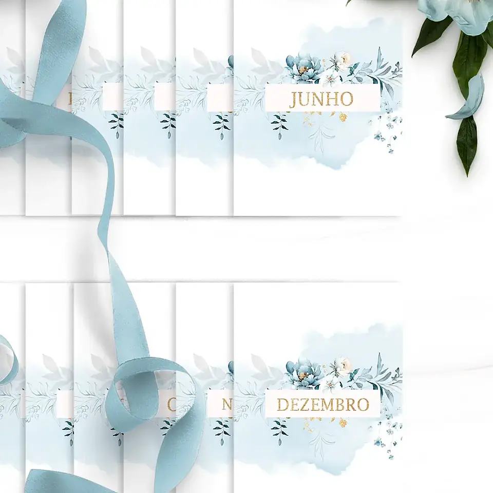 Arquivo Agendas 2026 e Perm Versículos Floral Azul - Bicho Papel 12