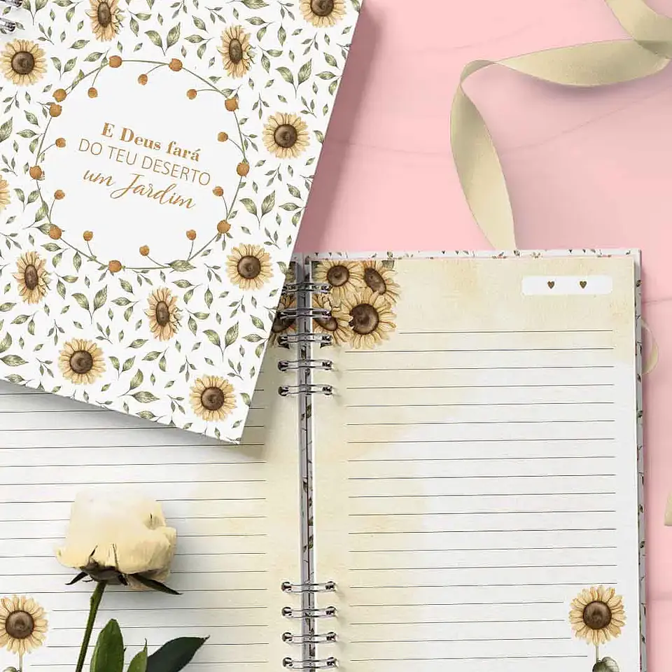 Arquivo Capas e Miolos Pautados Flores e Cores - Bicho Papel 2