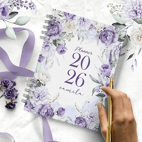 Arquivo Planner Coleção Violeta - Bicho Papel 4