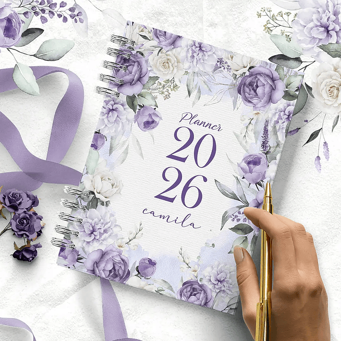 Arquivo Planner Coleção Violeta - Bicho Papel 4