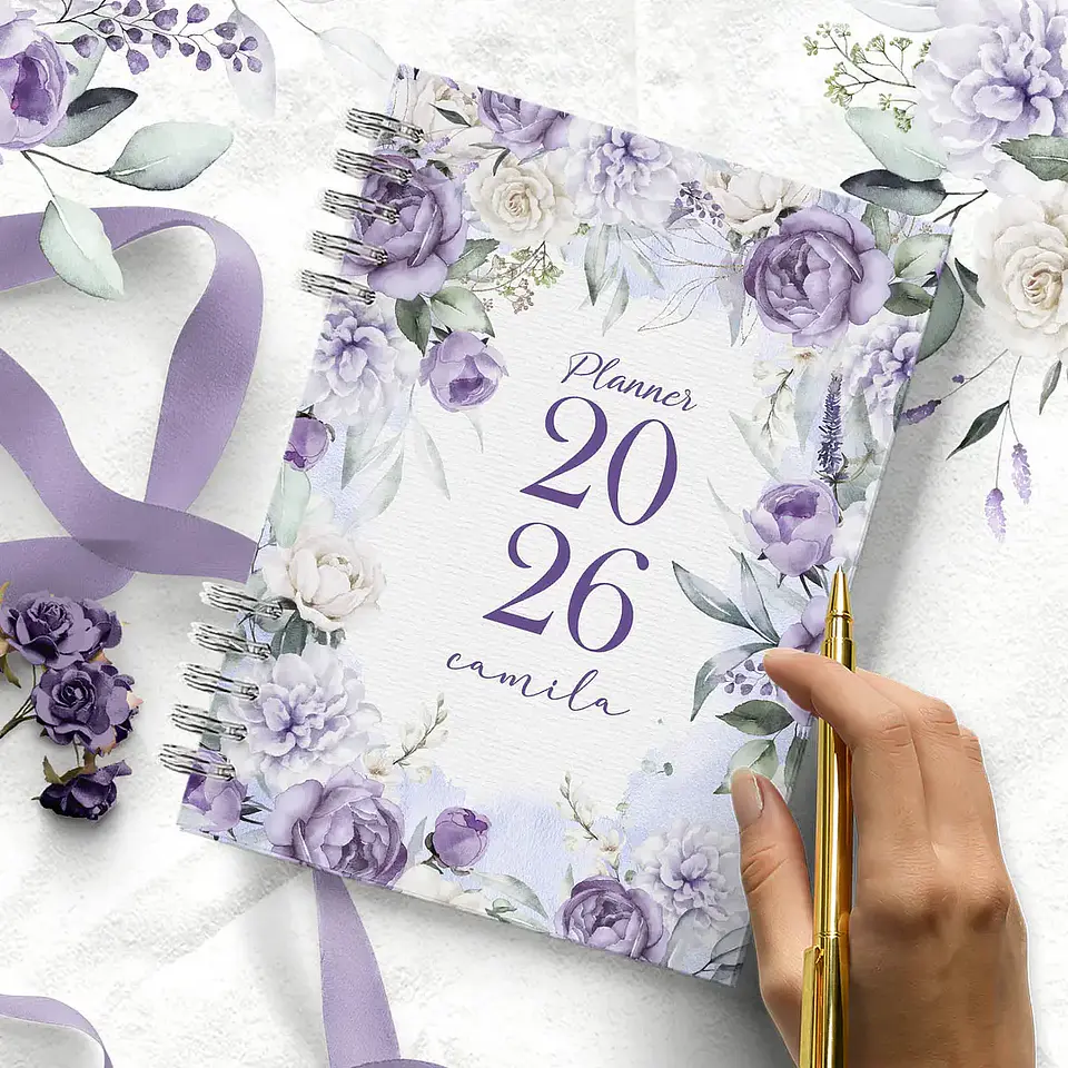 Arquivo Planner Coleção Violeta - Bicho Papel 4