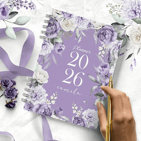 Arquivo Planner Coleção Violeta - Bicho Papel 5