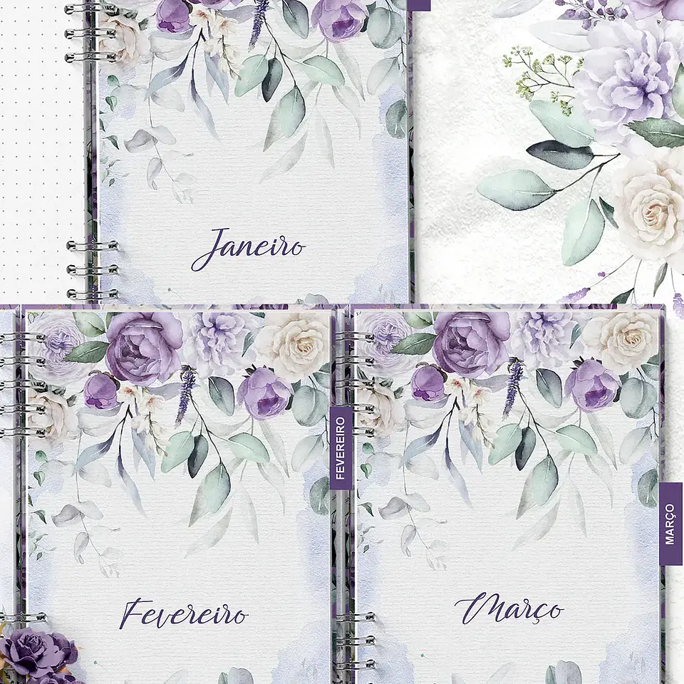 Arquivo Planner Coleção Violeta - Bicho Papel 6