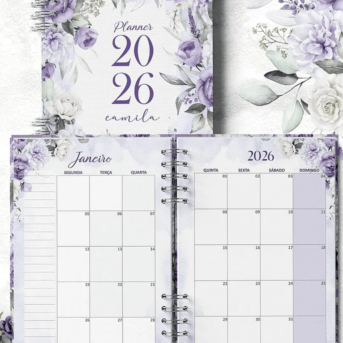 Arquivo Planner Coleção Violeta - Bicho Papel 7