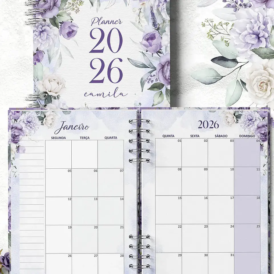 Arquivo Planner Coleção Violeta - Bicho Papel 7