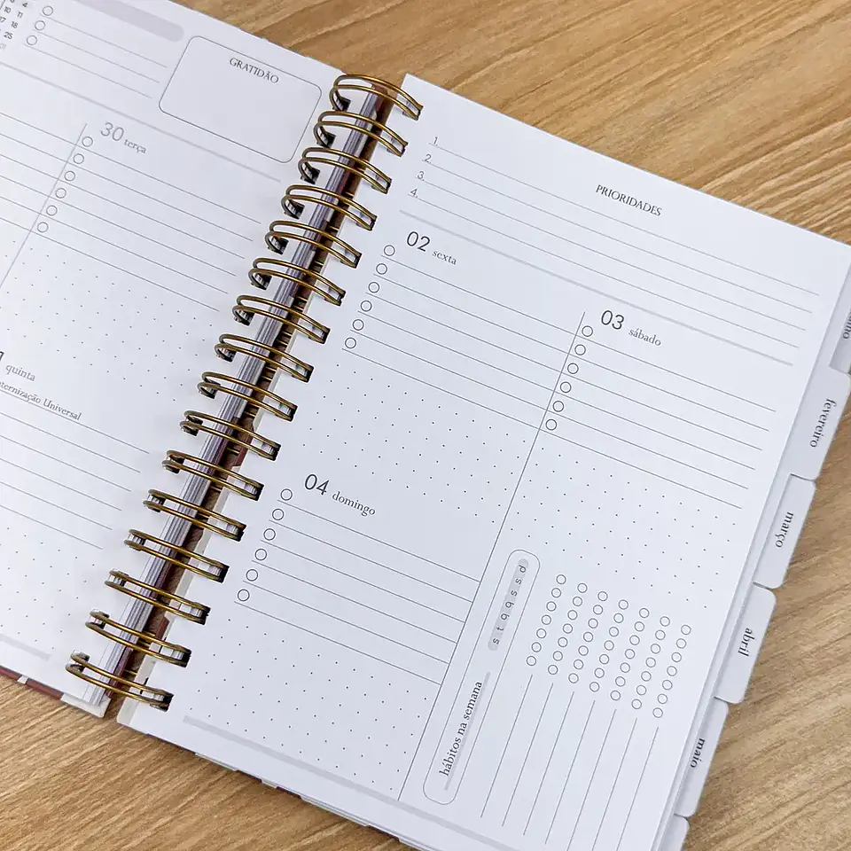 Arquivo Planner A5 Neutro - G19 9