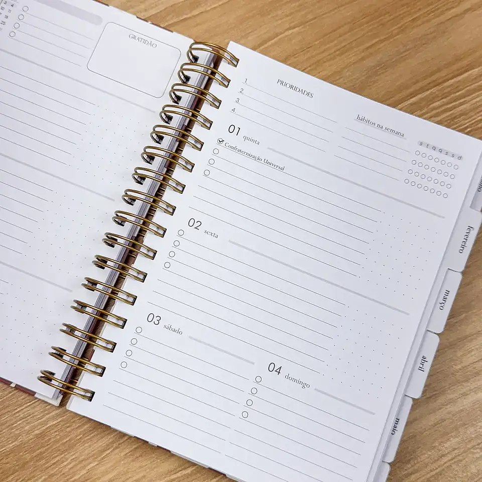 Arquivo Planner A5 Neutro - G19 10