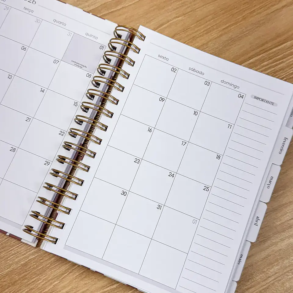 Arquivo Planner A5 Neutro - G19 11