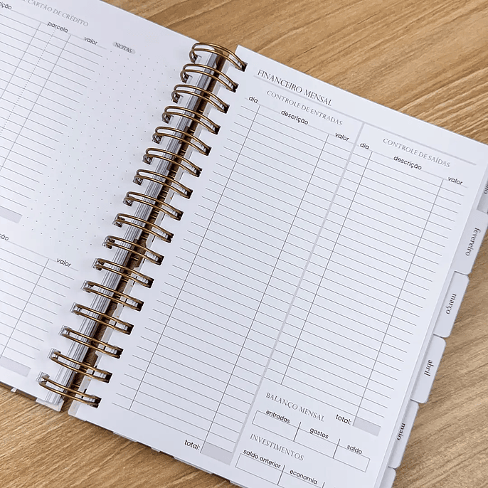 Arquivo Planner A5 Neutro - G19 14