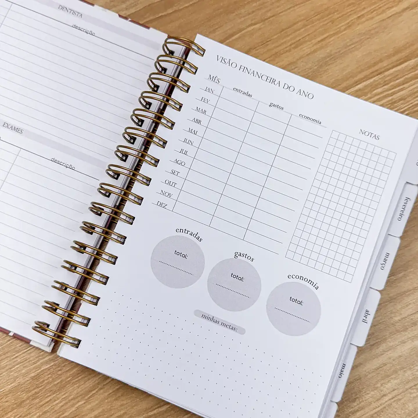 Arquivo Planner A5 Neutro - G19 15