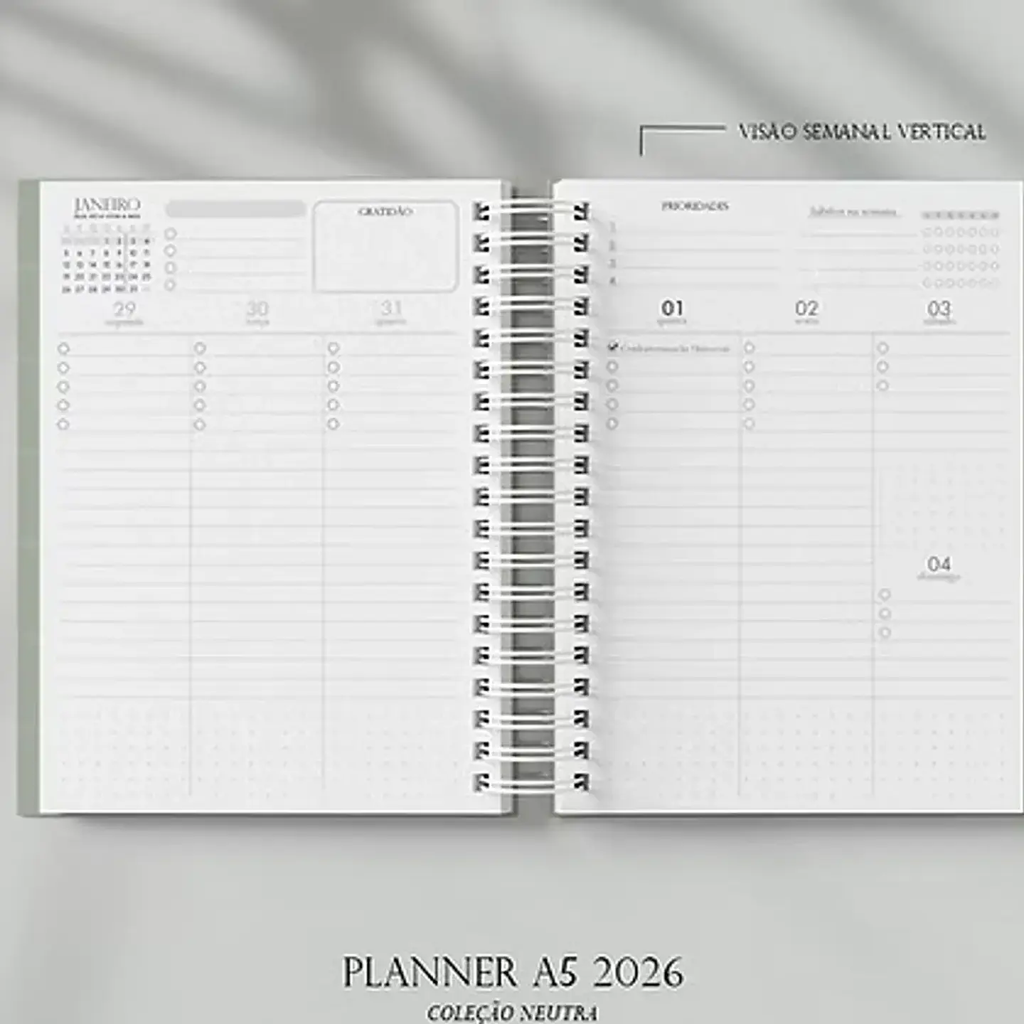 Arquivo Planner A5 Neutro - G19 1