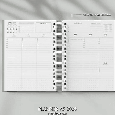 Arquivo Planner A5 Neutro - G19 1