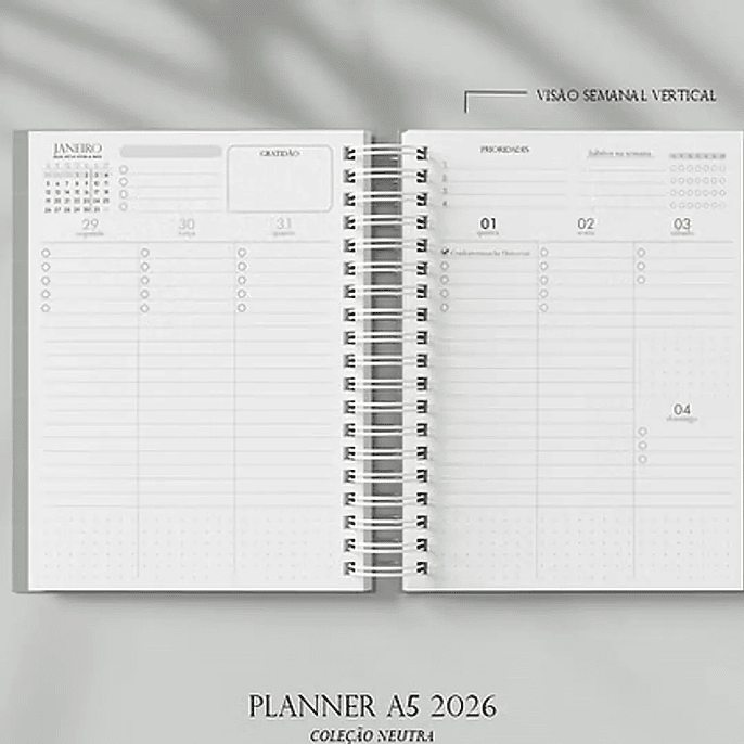 Arquivo Planner A5 Neutro - G19 1