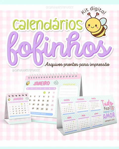 Arquivo Calendários Fofinhos 2026