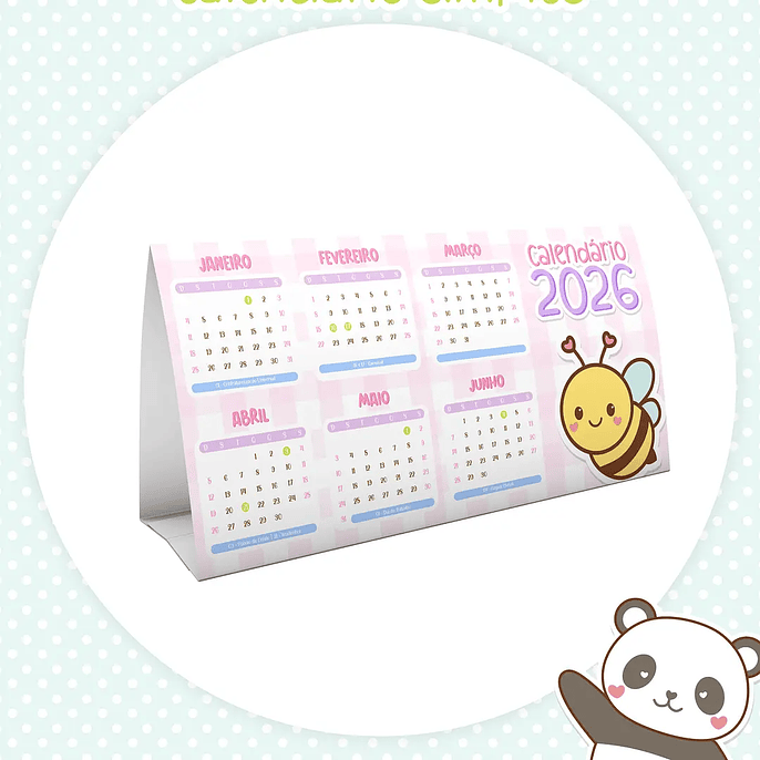 Arquivo Calendários Fofinhos 2026 6