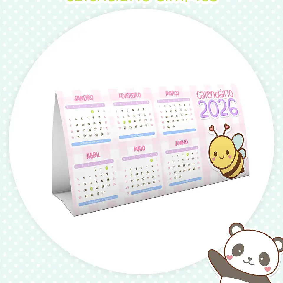 Arquivo Calendários Fofinhos 2026 6