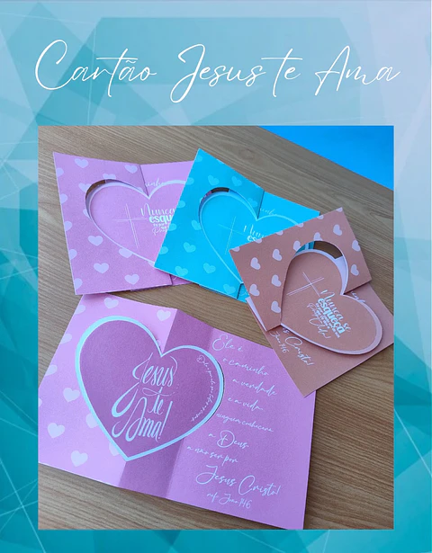 Arquivo Card Cartão Jesus Te Ama
