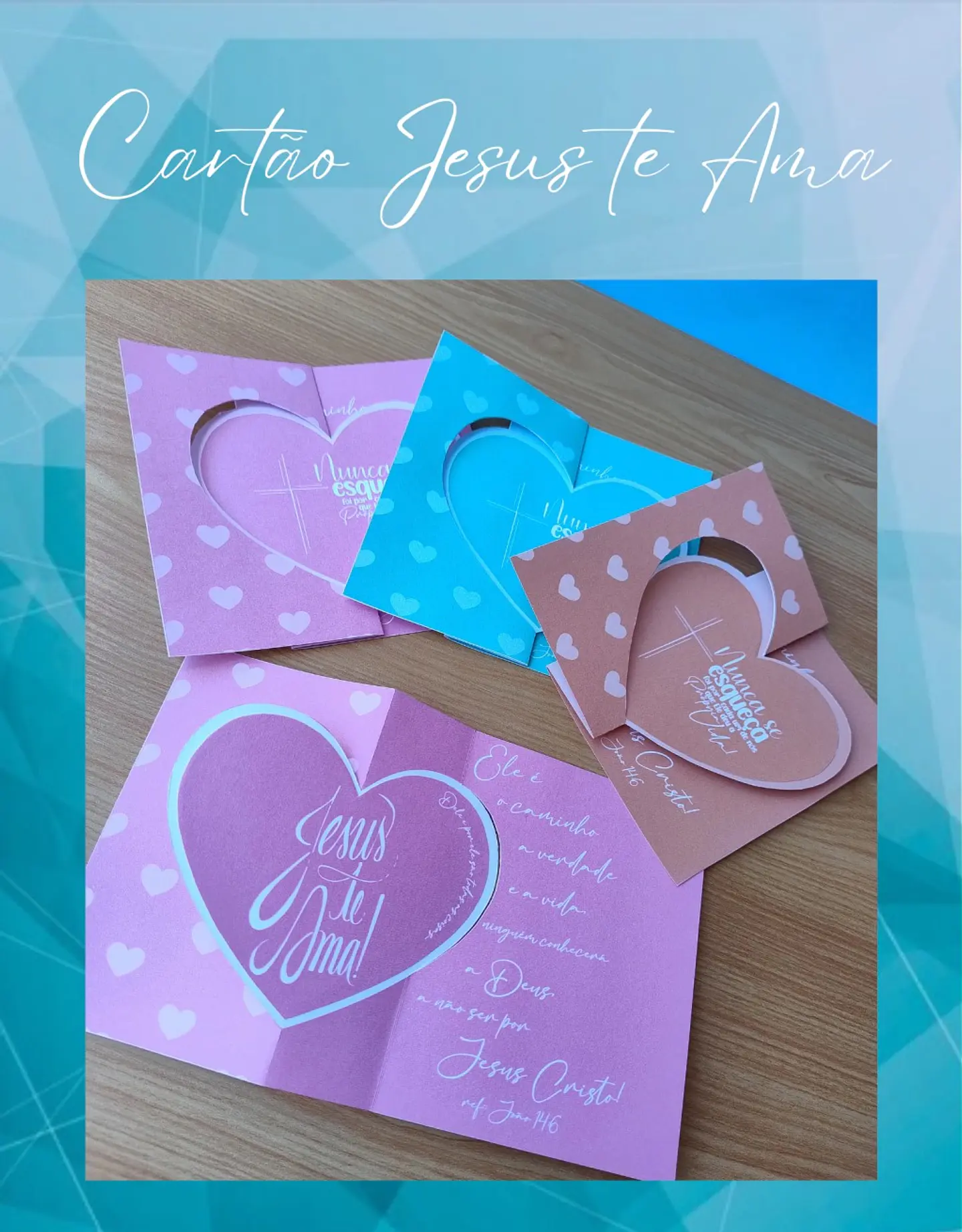 Arquivo Card Cartão Jesus Te Ama 1