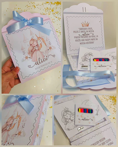 Arquivo Kit Colorir Princesa