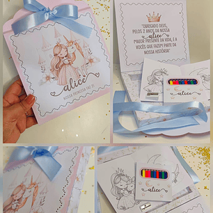 Arquivo Kit Colorir Princesa