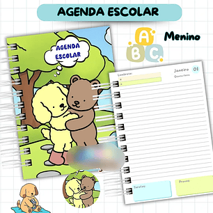 Arquivo Agenda Escolar Bobbie Goods 2026 - Van