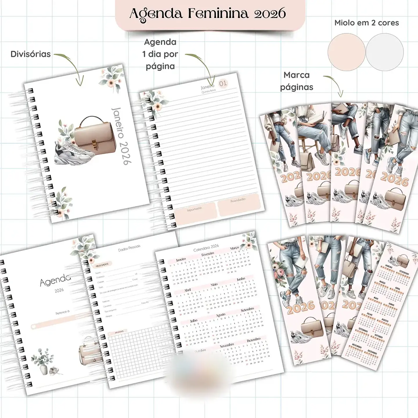 Arquivo Agenda Moderna - Van Criações 6