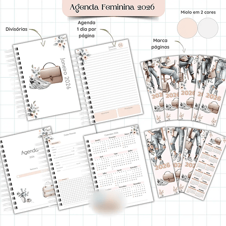 Arquivo Agenda Moderna - Van Criações 6