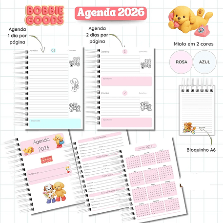 Arquivo Agendas Bobbie Goods 2026 - Van Criações 5