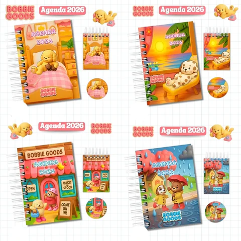 Arquivo Agendas Bobbie Goods 2026 - Van Criações